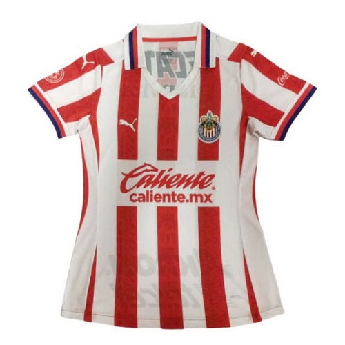 Camiseta CD Guadalajara Replica Primera Ropa Mujer 2020/21 Rojo